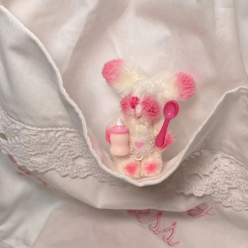 5Pcs Mini Soft Plush Bunny Joint Rabbit Doll Decoration for House Plush Mini Toy Stuffed Bunny Doll Bunny Figure Toy
