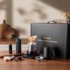 CLITON Hand-Crank Coffee Grinder Portable Manual Coffee Maker with Coffee Pot, Coffee Filter Cup And Filter Paper Set