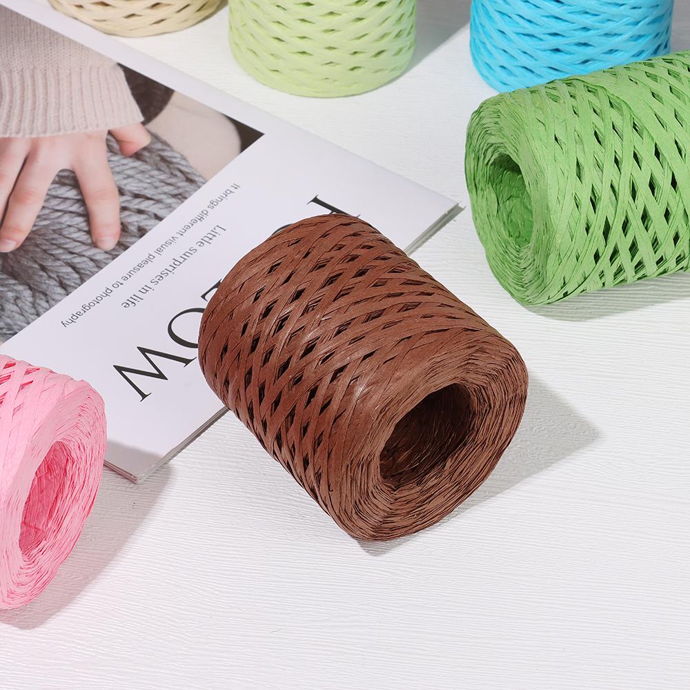 Packaging Paper Rope Used For Weaving Hats Decorative Rope Braided Rope Manual Packaging Tape