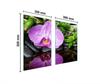 SZKLANA PŁYTA OCHRONNA DO KUCHNI 65x52 ORCHIDEA