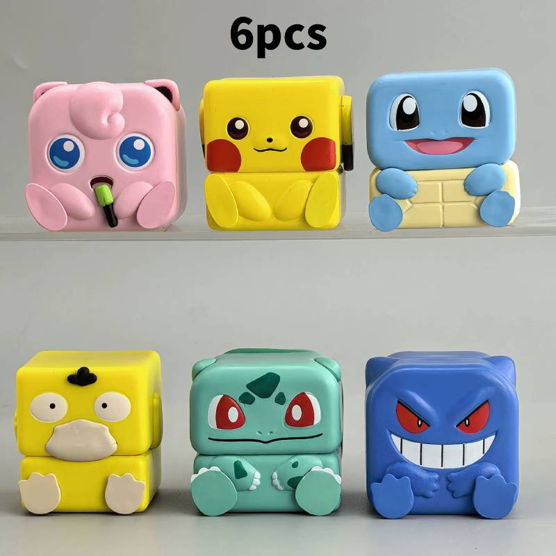 

Pokemon Pvc Magnet Stackable Figures For Stress Relief Collectible Toy For Kids And Adults
