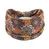 Boho Headband Mandala Flower Hair Band Stretch Sweat-wicking Bandeau for Women with Wide Brim
