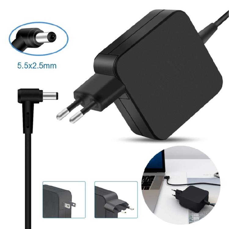 Efficient 45W Laptop Charger Fast DC5.5x2.5 Power Supply Wallmount Charger