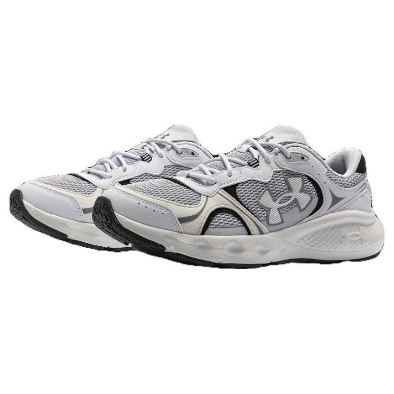 Under Armour Simple Versatile Low Top Running Shoes Women White Grey 3028449-101