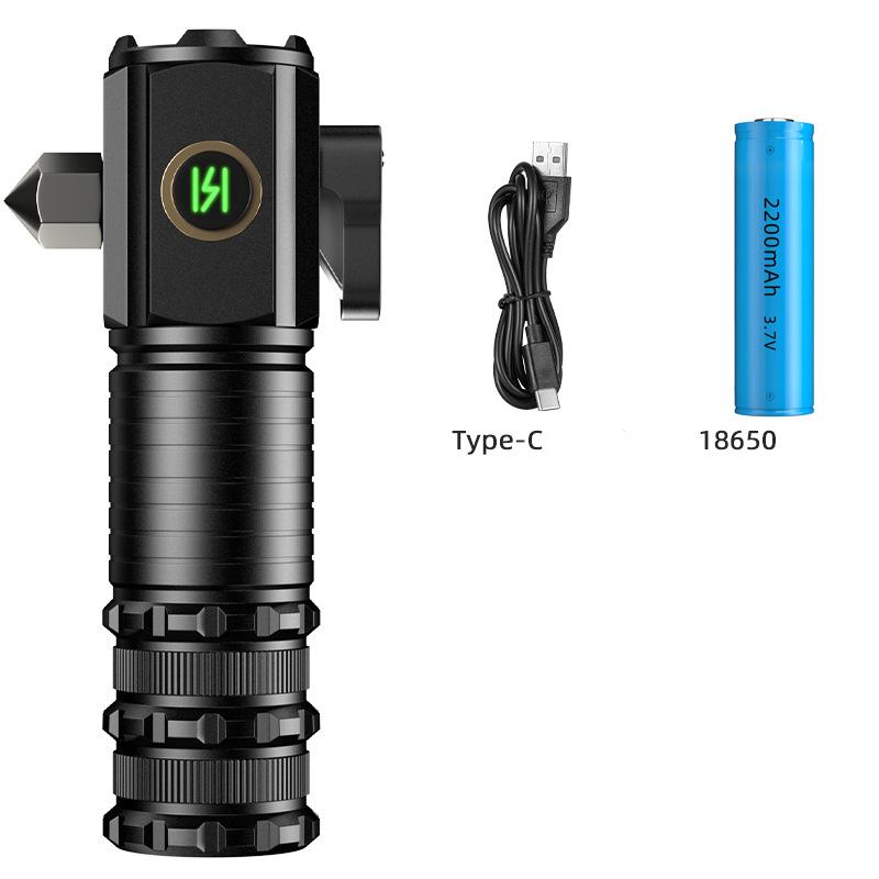 Dreiaugiges Monster Taschenlampe Hochleistungs-3LED18650 Aluminiumlegierung Taschenlampe USB wiederaufladbar Outdoor wasserdicht magnetische Saug-Arbeitsleuchte