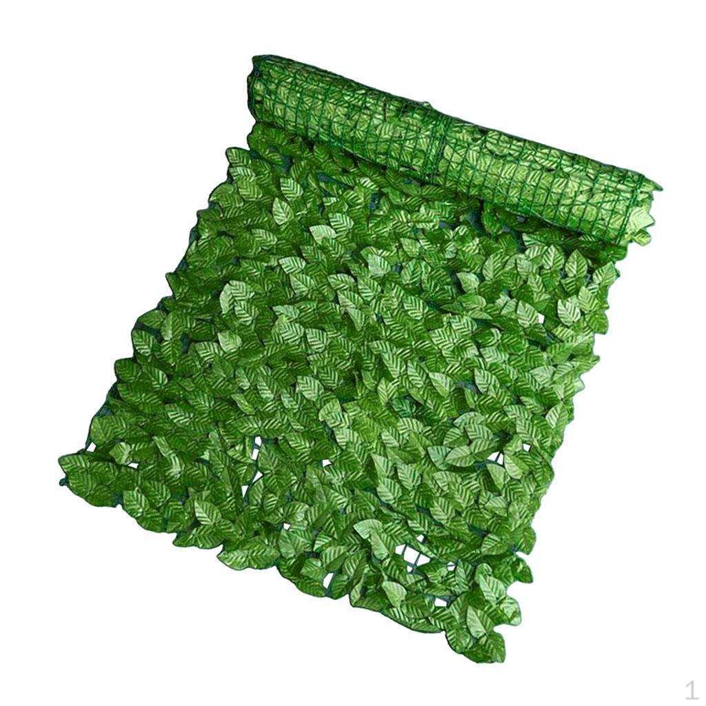 Inch Faux Ivy Decor Hedge Mat Greenery Decorative for Home Balcony Garden Backyard