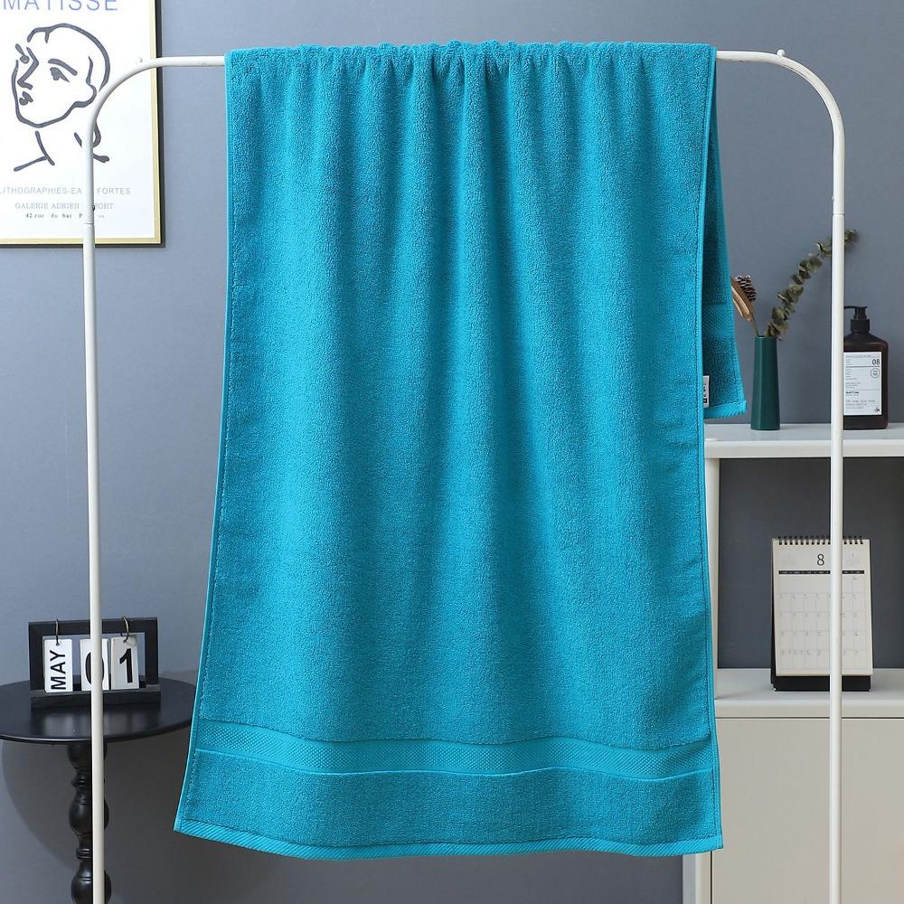 Spot large thickened cotton souvenir towel hotel men's sports face towel plain color broken gear water absorption