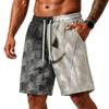 Men's Layer Loose Shorts with Pockets - Gym Training Workout Shorts for Beach, , Running, Casual Everyday Wear