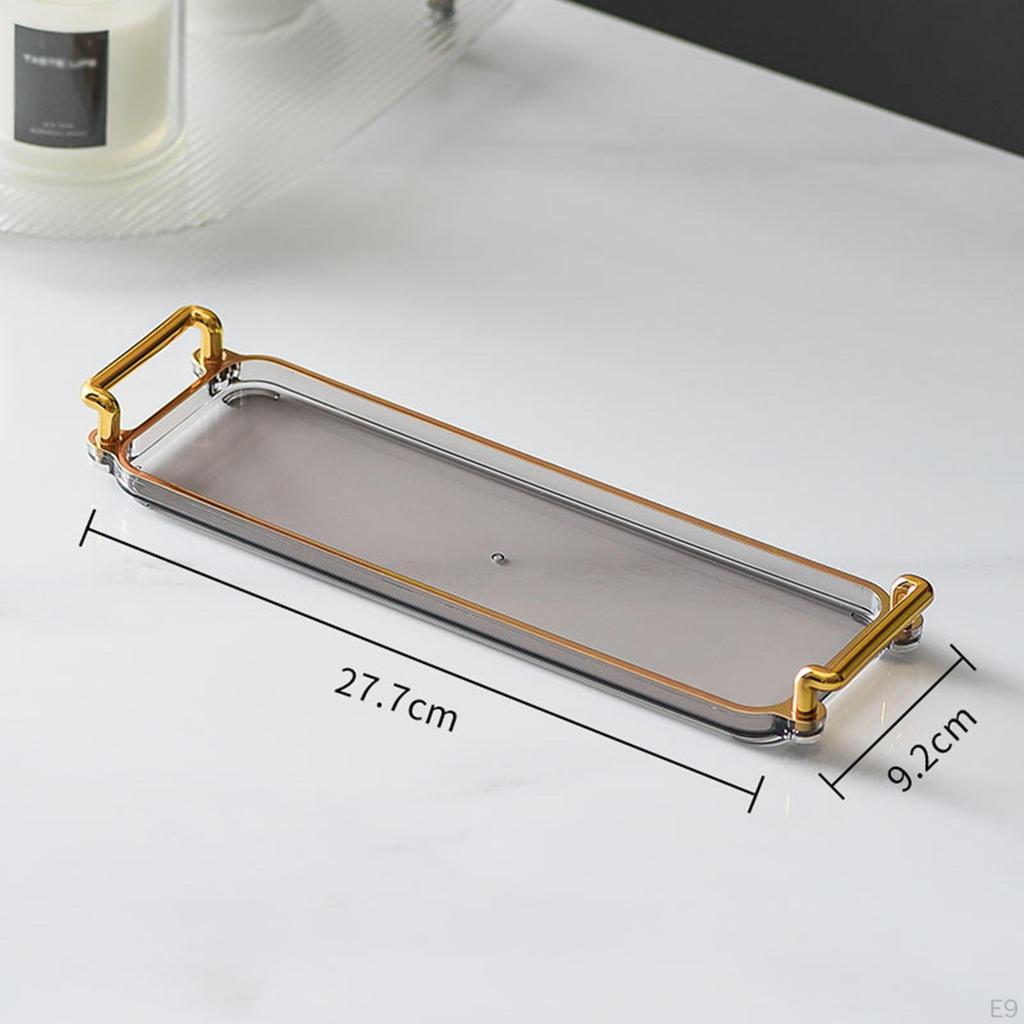 Elegant Serving Tray with Handles for Entertaining and Home Decor