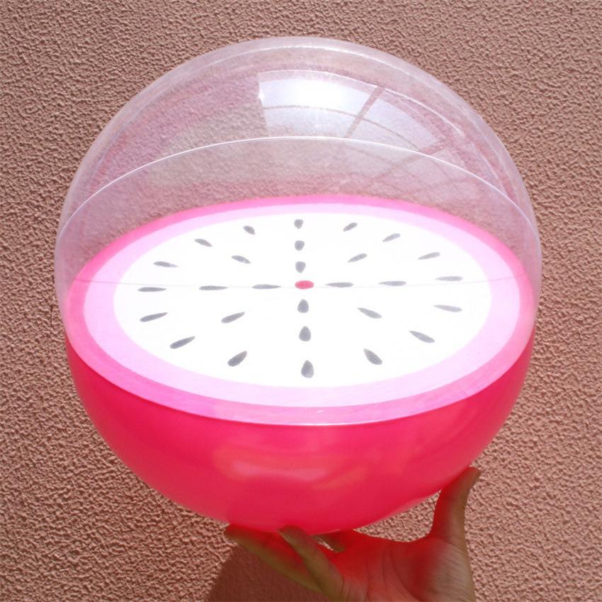 Balení 3 nafukovacích míčů do vody, 3D plážového míče, třpytivého míče do bazénu, nafukovacího míče na plavání na léto, k bazénu, na párty, na pláž, dárek k narozeninám