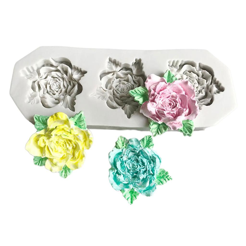 Chocolate Silicone Moulds Castings Molds DIY Fondant Molds Baking Molds Flower Candle Molds Epoxy Resin Molds