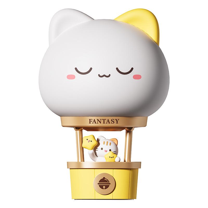Charming Hot Air Balloon Night Light: Cute Cartoon Lamp & Kids' Gift