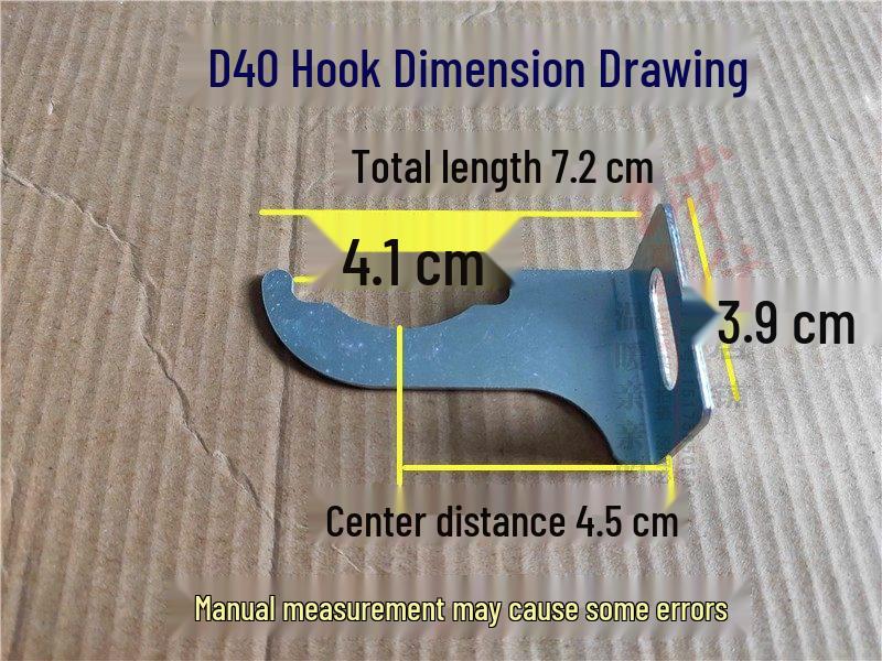Universal Radiator Support Hook - Steel & Aluminum Alloy for Radiators (40-75)