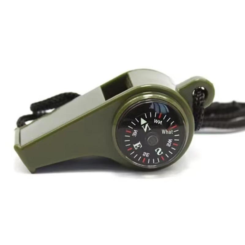 Brangdy 3-in-1 Outdoor Survival Whistle with Compass & Thermometer