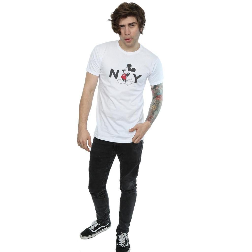 Disney Mens Mickey Mouse NY T-Shirt