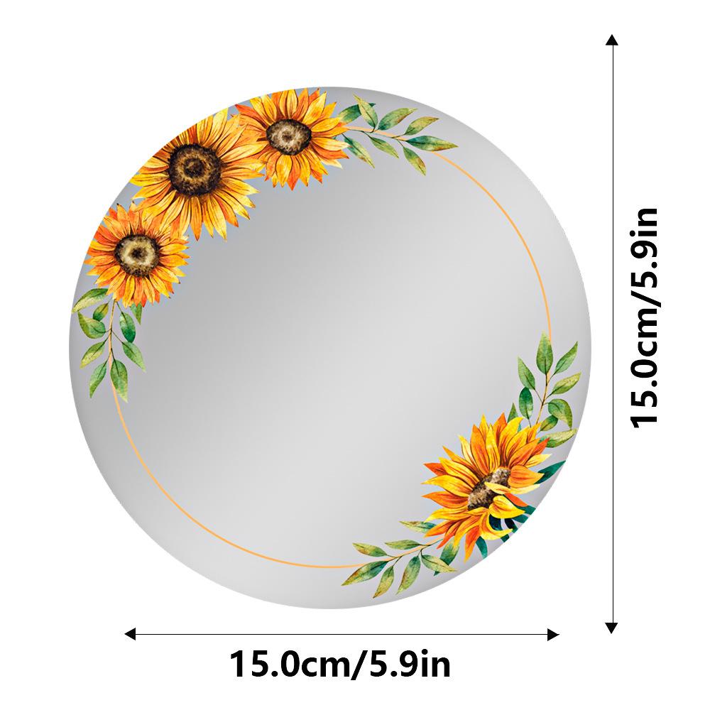 Silné magnetické zrcadlo do skříňky pro školu, kancelář, koupelnovou skříňku, lednici, akrylové zrcátko na líčení, dárek pro dospívající dívky