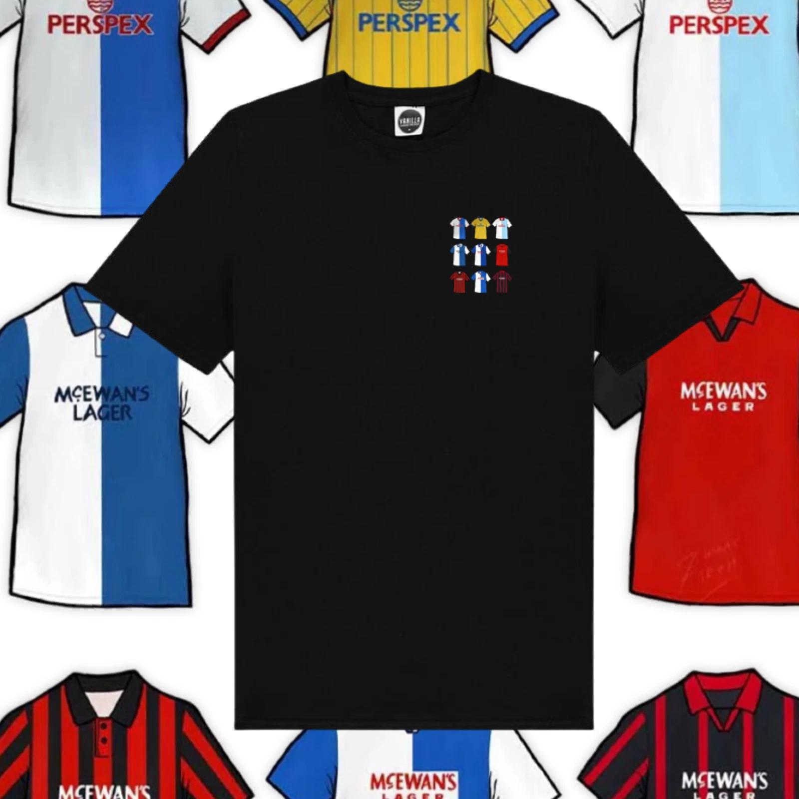 Blackburn Rovers FC T-Shirt. Shirts Of The Past Shirt Mix Style Shirt Fan Art 3XL