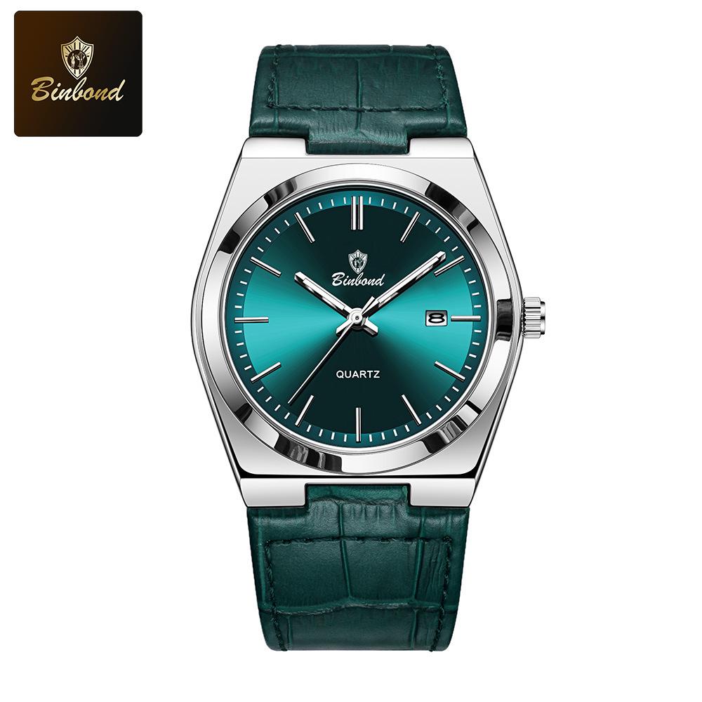 Binbang Luxury Men s Ultra-Thin Waterproof Quartz Watch