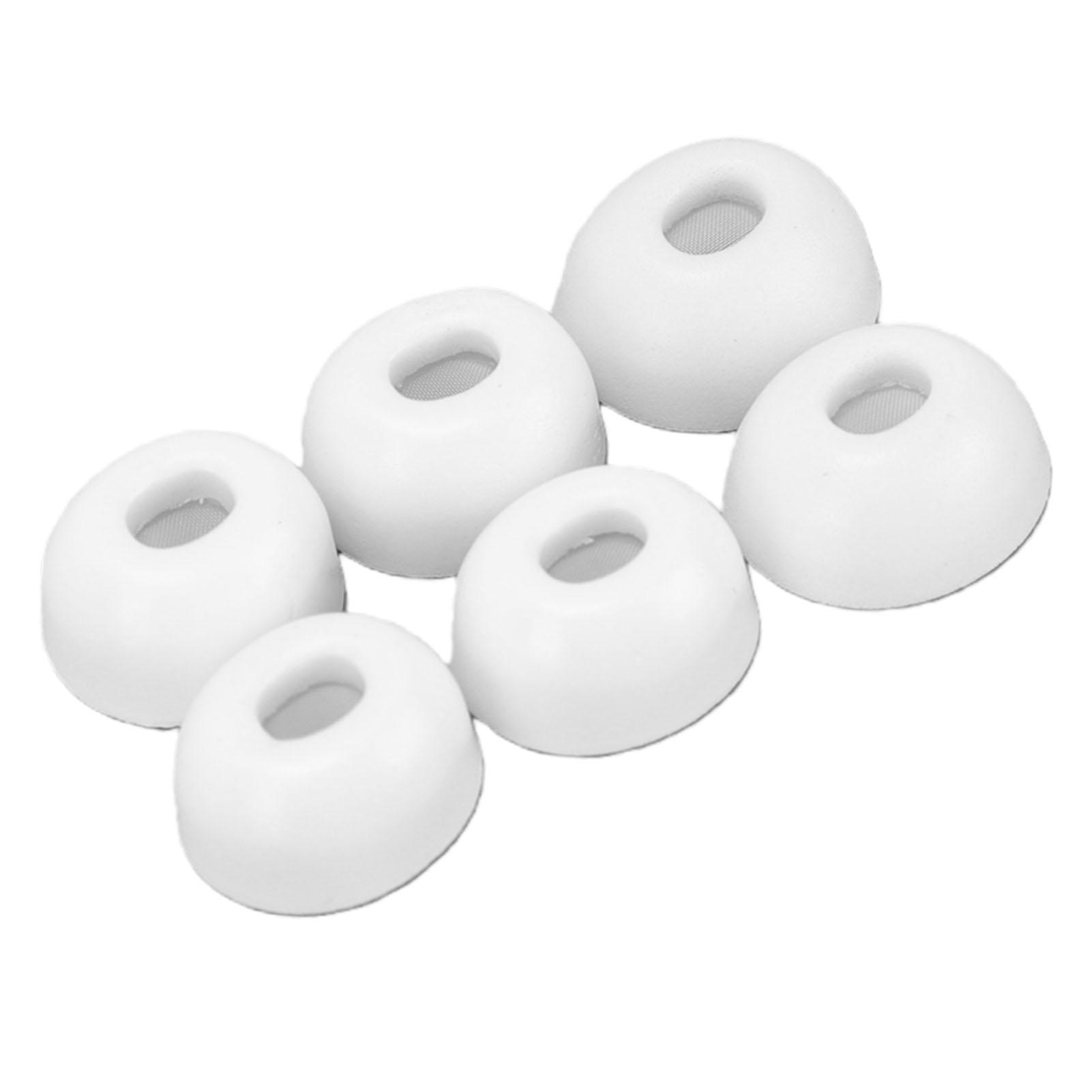 

Memory Foam Ear Tips Fit for IOS Pro 2 1 Earbuds Noise Isolation Earbuds Replacement Tips S M L 3 Sizes Soft and белый