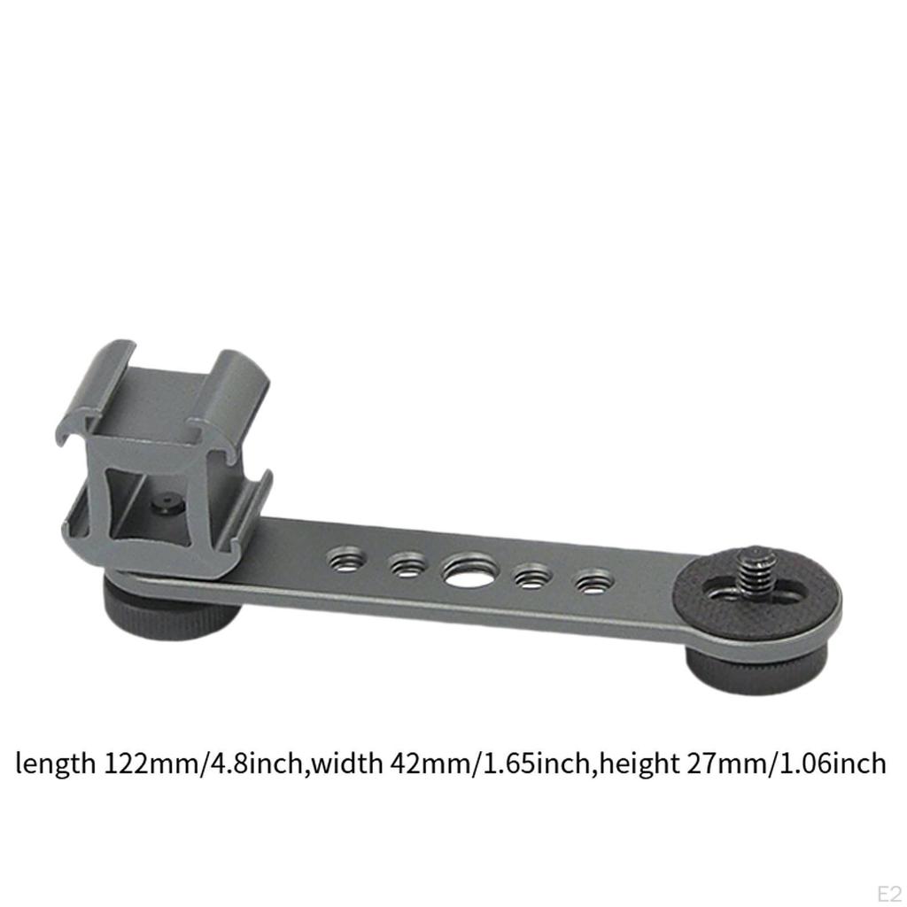 Dreifach-Kaltfußhalterung Erweiterung 1/4-Zoll-Schraube Blitzlichtstativ Zubehör