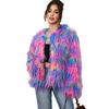 European and American new imitation fur jacket European and American style artificial fur autumn and winter beach sheep wool street coat