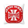 Personalized West Coast Iron Cross Choppers Square Pillowcase Cushion Cover Pillow Case Throw Pillow Cover for Home Bedroom Car