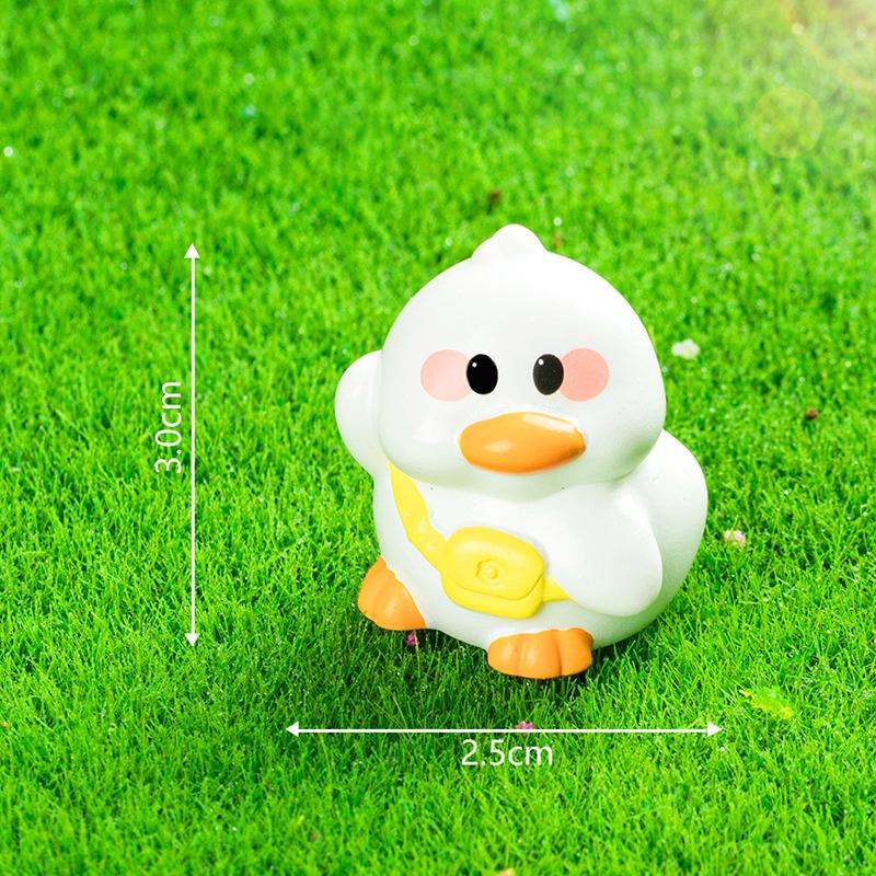 Cool Cartoon Little Duck Decorations Miniature Figurines Creative DIY Home Decoration Accessories Desktop Ornaments Gifts