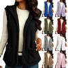Gilet Casual da Donna con Cappuccio e Tasche