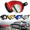 Car Motorcycle Horns 12V 130dB Snail Air Horn Waterproof Snail Air Horn Siren Loud Sound 510hz for Truck Motorcycle Boat