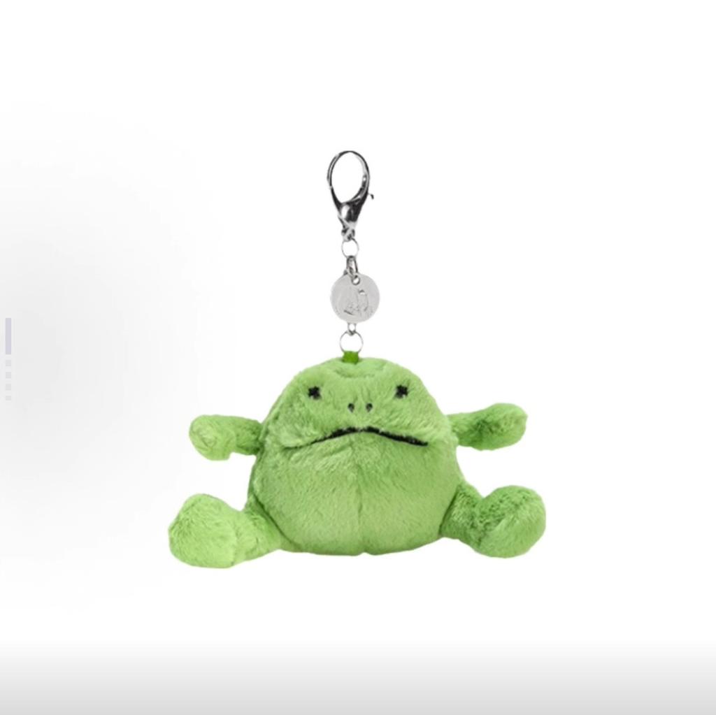 JC Series Cute Animal Stuffed Plush Keychains Penguin Frog Bear Turtle Soft Toy Charms for Bags Decor Ideal Kids Birthday Gifts