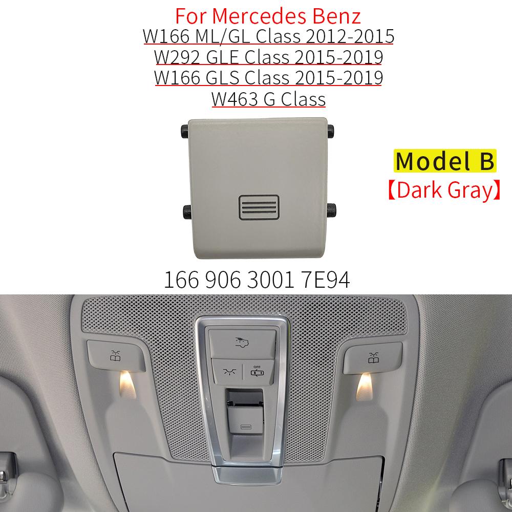 For Mercedes W166 W292 W463 Car Sunroof Window Switch Button Cover Plastic for Benz ML GL GLE GLS 2012- ML320 GLE350 GLS450