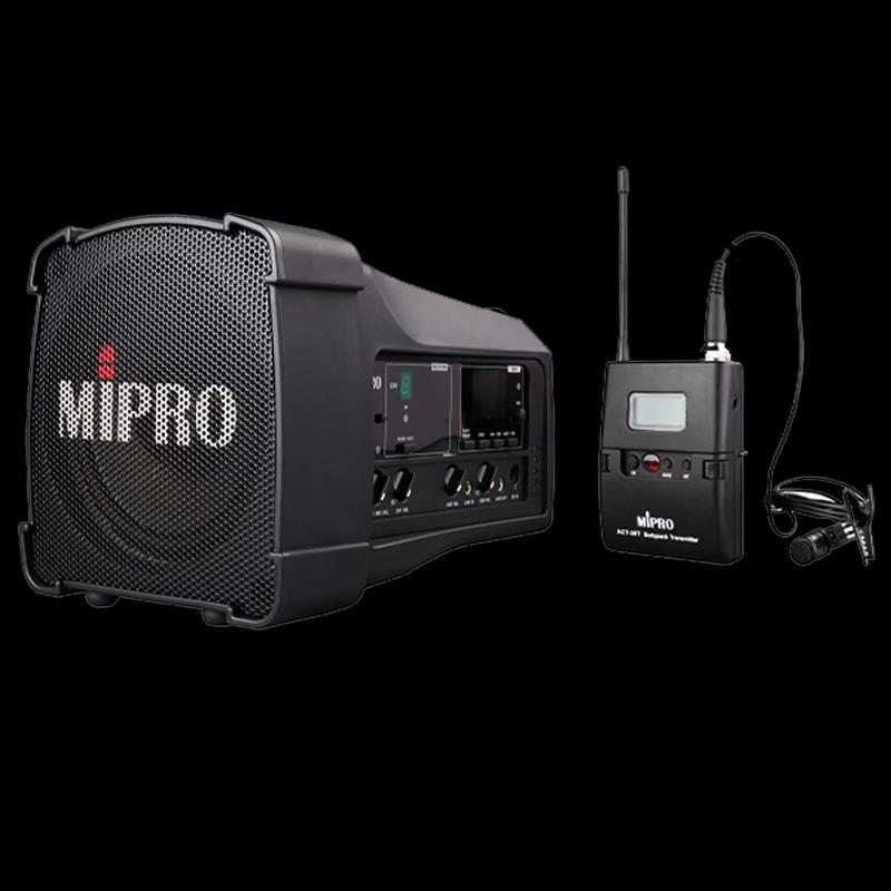 

MIPRO MA-100SBII Portable Wireless Bluetooth PA System with Lavalier Mic