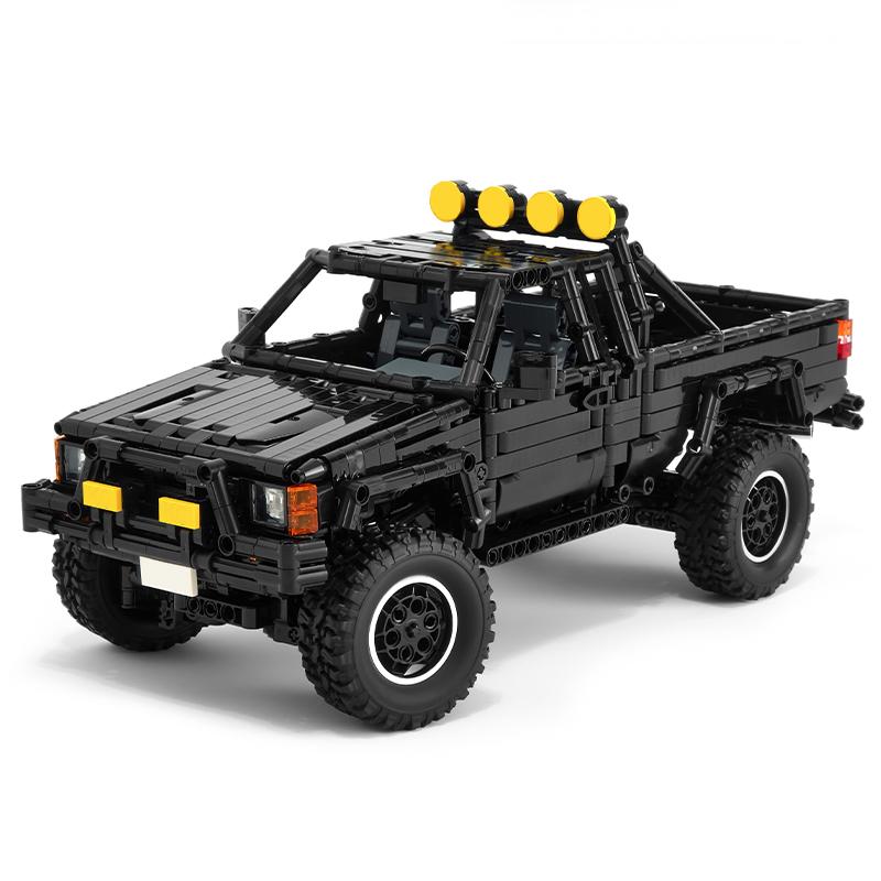 

Серия «Назад в будущее» Xtracab Truck Hilux Pickup Model Creative Children Toy Gift Technology Blocks blocks and motor