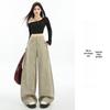 Retro Star Print Bootcut Jeans - Spring/Autumn Wide Leg Casual Pants