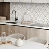 Decorative Self-Adhesive Vinyl Panel - For Hallway 120x60 cm Geometric patterns on the background