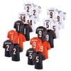 NFL Bengals 5 Higgins 9 Burrow Embroidered Football Jersey Short Sleeve Men Women