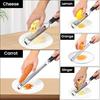 8-Piece Stainless Steel Kitchen Grater Set with Non-Slip Handle, Multi-Function for Vegetables, Cheese, Lemon Zester and Shredder