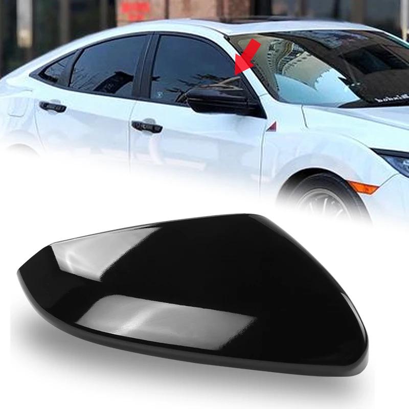 Left Right Side Rearview Mirror Cap Cover for Honda Civic 10th 2016 2017 2018 Accessories Black Red Replacement