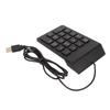 Wired Number Pad 18 Keys Ergonomic USB Plug and Play Quiet Typing Mini Numeric Keypad for PC Laptop Desktop 1 Piece