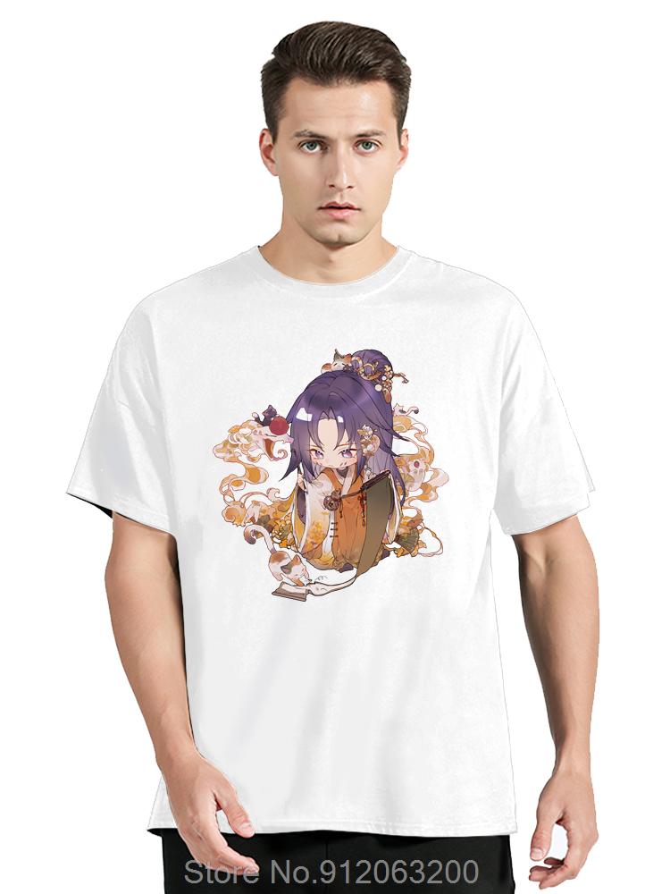 Onmyoji Yamata No Unisexs Clothing Monster Aesthetic Cartoon Oversized Tshirt Spring Fitness T Shirt Popular Cotton Tshirt