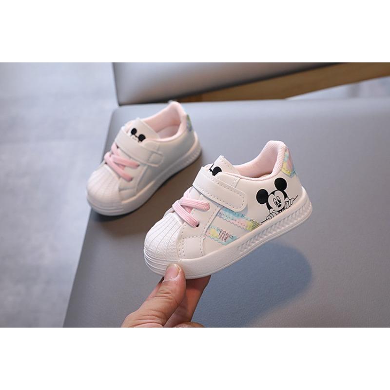 Spring and Autumn Baby Toddler Shoes Soft Baseplate Shoes Children's Sports Shoes Single Shoes White Shoes One Piece Is Sent On Behalf of Others
