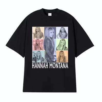 Limited Vintage Hannah Montana Mutil Style Tshirts Unisex Women Fashion High Quality Cool T Shirt Summer Pop Art Oversized Tshirt