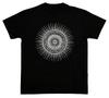 Greek Sun Mandala Geometric Black T-Shirt