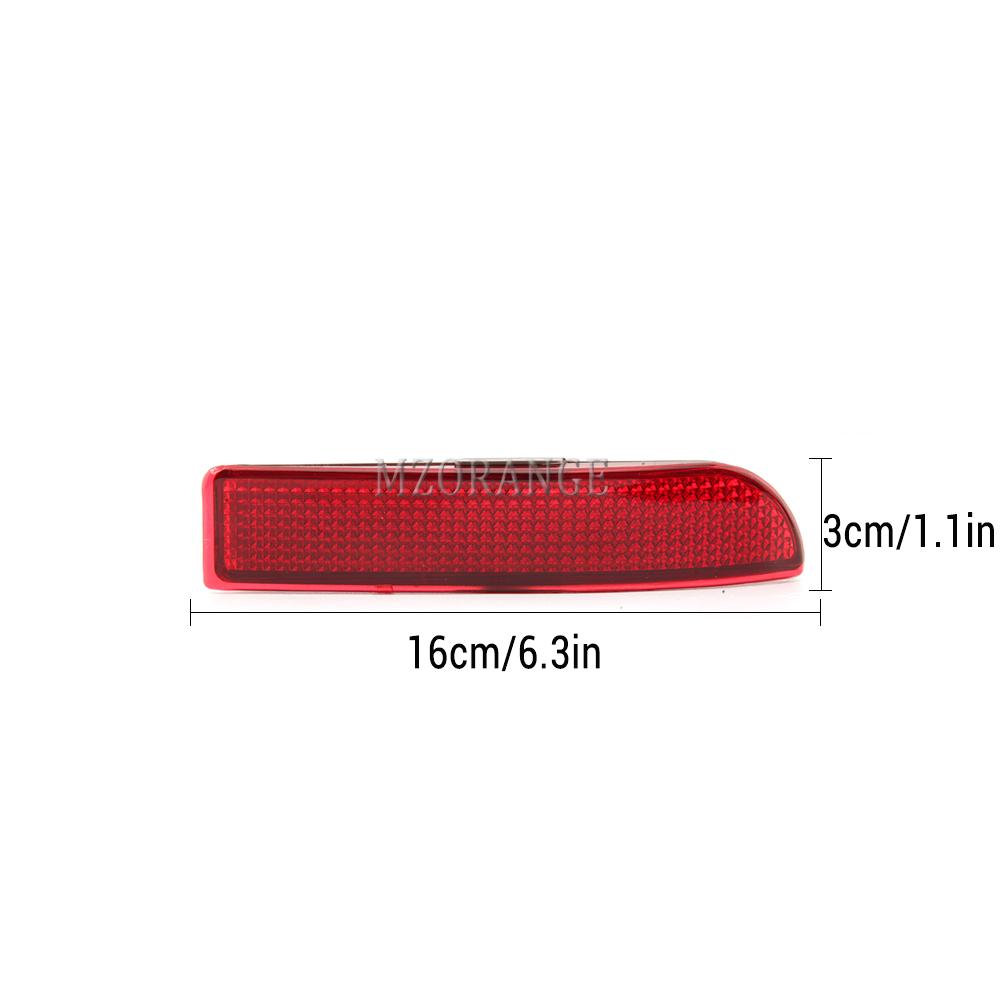 Red Rear Bumper Light Car Accessories For Toyota RAV4 2006-2012 Reflector Cover Brake Tail Light Parts Replacements Auto