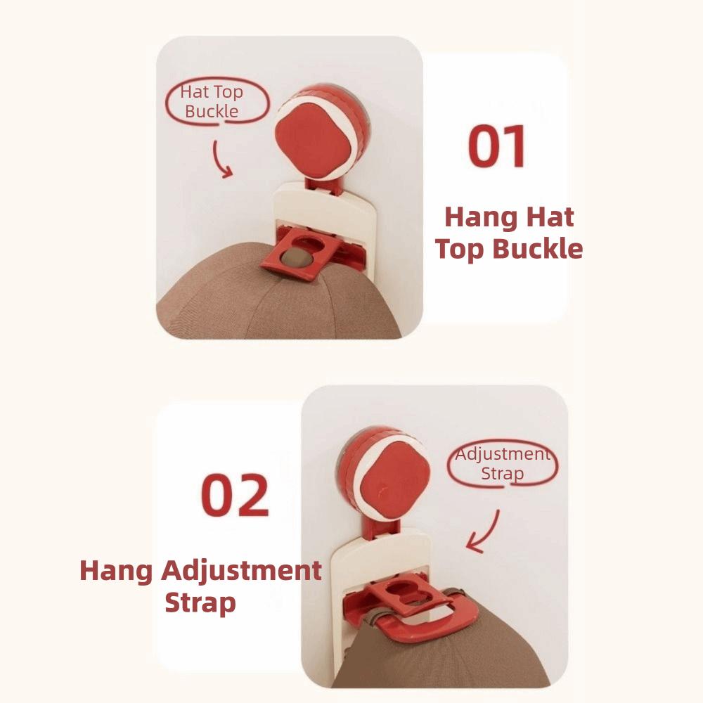 No-Drill Multi-layer Hat Rack Large Capacity Hat Storage Clips Cap Storage Holder  Baby Hats