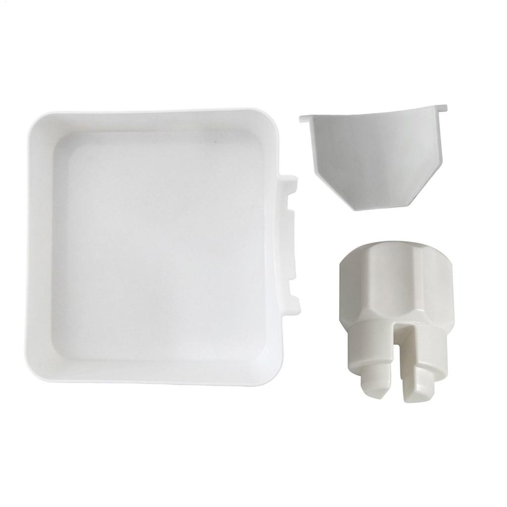 Washing Machine Drain Pan, Water Catcher Tray for Front Load Washer Filter Cleaning, Laundry Floor Spill Protector Tool