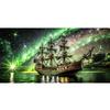 Large Size Mosaic DIY Full Diamond Painting Kits Art Fantasy Sailboat Starry Sky Embroidery Cross Stitch Rhinestones