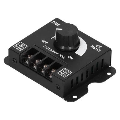 Dimmer LED Single Color Light Brightness Adjustment Knob Switch Equipment DC 1224V 30A