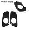 For Smart Car Models Front Fog Light Cover Fog Light Lamp Cover Colour Black Wear-resistant Black ABS Material