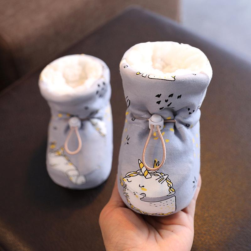Warm Infant Toddler Crib Snow Boots Soft Comfortable Infant Girls Boys Anti-Slip Socks  Newborn Baby Shoes